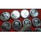 . 13 ONZAS DE PLATA PURA x España 2000 PESETAS 1990+1991+1992 OLIMPIADA DE BARCELONA PROOF ESTUCHE FNMT 16 monedas