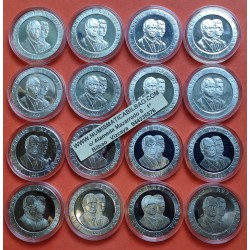 . 13 ONZAS DE PLATA PURA x España 2000 PESETAS 1990+1991+1992 OLIMPIADA DE BARCELONA PROOF ESTUCHE FNMT 16 monedas
