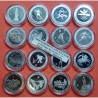. 13 ONZAS DE PLATA PURA x España 2000 PESETAS 1990+1991+1992 OLIMPIADA DE BARCELONA PROOF ESTUCHE FNMT 16 monedas