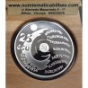 ESPAÑA 25 ECU 1992 MADRID CAPITAL CULTURAL MONEDA DE PLATA ESTUCHE FNMT 25 Ecus 1992 OZ Cincuentín 5 ONZAS
