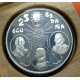 ESPAÑA 25 ECU 1995 LA MARINA ESPAÑOLA BARCO y ALMIRANTES MONEDA DE PLATA SI ESTUCHE FNMT 25 Ecus 1995 Cincuentín 5 ONZAS