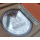 ESPAÑA 25 ECU 1996 HOMENAJE A LA MARINA ESPAÑOLA BARCOS MONEDA DE PLATA ESTUCHE 25 ECUS 1996 OZ Cincuentín 5 ONZAS