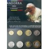 . @RARA@ ANDORRA CARTERA OFICIAL 2005 PAPA JUAN PABLO II IN MEMORIAM COIN COLLECTION 1 CENTIM a 2 DINERS 1995