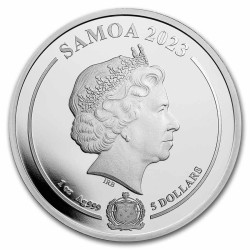 . @AGOTADAS@ SAMOA 5 DOLARES 2022 + 2023 PIOLIN Serie LOONEY TUNES 4 MONEDAS DE PLATA OZ ONZA