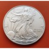 ESTADOS UNIDOS 1 DOLAR 2004 EAGLE LIBERTY MONEDA DE PLATA PURA SC $1 Dollar Coin USA UNITED STATES ONZA OZ OUNCE