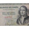ESPAÑA 1000 PESETAS 1949 MARQUES DE SANTILLAN Sin Serie 1317644 Pick 138 BILLETE @ESCASO@ Spain banknote
