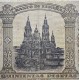ESPAÑA 500 PESETAS 1938 MAYO 20 BURGOS CATEDRAL DE SANTIAGO DE COMPOSTELA Serie A 1629869 Pick 114 BILLETE RARO Spain banknote