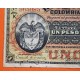 . @PVP NUEVO 950€ COLOMBIA 1 PESO 1895 SIMÓN BOLIVAR Serie K - 965985 Bogotá Pick 214 BILLETE MBC- Banco Nacional