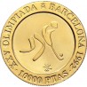 . ESPAÑA 10000 PESETAS 1990 HOCKEY 1ª Serie OLIMPIADA BARCELONA 1992 MONEDA FNMT 3,37 GRAMOS DE ORO PURO ONZA