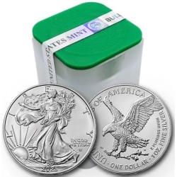 . @ENVÍO HOY@ ESTADOS UNIDOS 1 DOLAR 2026 EAGLE Letra W LIBERTY MONEDA DE PLATA PURA cápsula 1 ONZA Oz
