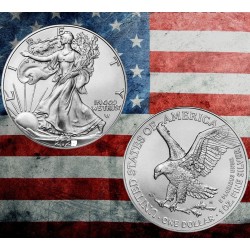 . @ENVÍO HOY@ ESTADOS UNIDOS 1 DOLAR 2026 EAGLE Letra W LIBERTY MONEDA DE PLATA PURA cápsula 1 ONZA Oz