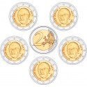 . @ENVÍO HOY@ ALEMANIA 2 EUROS 2026 A+D+F+G+J KONRAD ADENAUER 5 MONEDAS CONMEMORATIVAS SC Germany 2€
