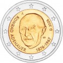 . @ENVÍO HOY@ ALEMANIA 2 EUROS 2026 KONRAD ADENAUER Letra al Azar 1ª MONEDA CONMEMORATIVA SC Germany 2€