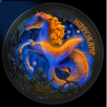 . @ENVÍO HOY@ AUSTRIA 3 EUROS 2026 HIPOCAMPO Serie Criaturas Místicas @COLORES@ 2ª MONEDA DE NICKEL Hippokamp