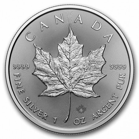 . @ENVÍO HOY@ CANADA 5 DOLARES 2026 HOJA DE ARCE Rey CARLOS III MONEDA DE PLATA PURA 9999 Oz 1 ONZA