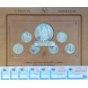 . 7 monedas x ESPAÑA 2000 PESETAS 2000 + 10000 PESETAS 2000 PLATA ESTUCHE FNMT CENTENARIO DE CARLOS V 12 ONZAS