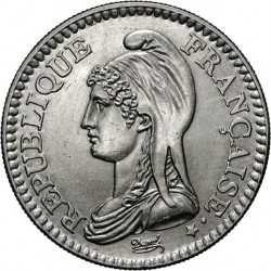 FRANCIA 1 FRANCO 1992 DAMA REPUBLICANA KM.1004 MONEDA DE NICKEL SC- France Franc