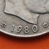 . @RARA@ GUINEA ECUATORIAL 50 BIPKWELE 1980 * 19 80 DICTADOR TEODORO OBIANG KM.53 MONEDA DE NICKEL MBC Equatorial Guinea