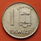 . @RARA@ GUINEA ECUATORIAL 1 EKWELE 1980 * 19 80 DICTADOR TEODORO OBIANG KM.50 MONEDA DE LATÓN SC- Equatorial Guinea Republic