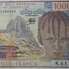 . @PVP NUEVO 350€@ CAMERÚN 1000 FRANCOS 1984 NIÑA y TOTEM Pick 21 BILLETE MBC- Cameroon Cameroun