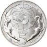 SAN MARINO 5 EUROS 2007 ANGELES y OPORTUNIDADES KM.473 MONEDA DE PLATA SC 18 grs Ley 925 0,53 ONZAS