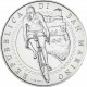 SAN MARINO 5 EUROS 2014 CICLISTA GINO BARTALLI MONEDA DE PLATA SC 18 grs Ley 925 0,53 ONZAS