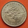 ESTADOS DEL AFRICA CENTRAL 5 FRANCOS 1977 ANTILOPES KM.7 MONEDA DE LATON SC- Banque des Etats de L'Afrique Centrale 5 FRANCS CFA