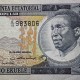 . @PVP NUEVO 22€@ GUINEA ECUATORIAL 25 EKUELE 1975 PRESIDENTE MASIE NGUEMA BIYOGO Serie 983806 Pick 9 BILLETE EBC- Equatorial