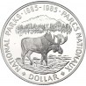 CANADA 1 DOLAR 1985 ALCE NATIONAL PARKS 1885 KM.143 MONEDA DE PLATA PROOFLIKE $1 Dollar silver