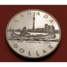 CANADA 1 DOLAR 1984 TORONTO e INDIOS EN CANOA KM.140 MONEDA DE PLATA PROOFLIKE $1 Dollar silver
