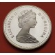 CANADA 1 DOLAR 1982 CABEZA DE BUFFALO ISABEL II KM.133 MONEDA DE PLATA PROOFLIKE silver 1 Dollar