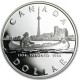 CANADA 1 DOLAR 1984 TORONTO e INDIOS EN CANOA KM.140 MONEDA DE PLATA PROOFLIKE $1 Dollar silver