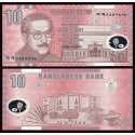 BANGLADESH 10 TAKA 2000 PALACIO Pick 35 BILLETE DE PLASTICO SC POLYMER UNC BANKNOTE