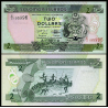 SOLOMON 2 DOLARES 1997 DANZA TRIBAL y PESCADORES Pick 18 BILLETE SC Islas Salomon Islands UNC BANKNOTE
