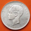 ESPAÑA 5 PESETAS 1896 * 18 96 PGV REY ALFONSO XIII KM.707 MONEDA DE PLATA (DURO) Spain silver R/5