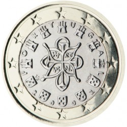 PORTUGAL 1 EURO 2015 ANAGRAMAS MONEDA BIMETALICA SC @HABITUAL ACUÑACIÓN IMPERFECTA@ 1€ coin