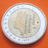 @ESCASA@ HOLANDA 2 EUROS 1999 REINA BEATRIZ MONEDA BIMETALICA SC + IMPERFECCIONES @NO CONMEMORATIVA@ The Netherlands 2€