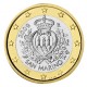 SAN MARINO 1 EURO 2009 ESCUDO NACIONAL MONEDA BIMETALICA 1º TIPO desde 2002 al 2016 SC 1€ coin