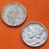 ESTADOS UNIDOS 10 CENTAVOS DIME 1943 P MERCURY KM.140 MONEDA DE PLATA MBC USA silver coin WWII R/2