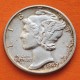 ESTADOS UNIDOS 10 CENTAVOS DIME 1942 P MERCURY KM.140 MONEDA DE PLATA MBC USA silver coin WWII