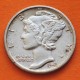 ESTADOS UNIDOS 10 CENTAVOS DIME 1942 P MERCURY KM.140 MONEDA DE PLATA MBC USA silver coin WWII
