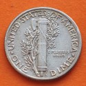 ESTADOS UNIDOS 10 CENTAVOS DIME 1940 P MERCURY KM.140 MONEDA DE PLATA MBC- USA silver coin