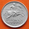 ESPAÑA 5 CENTIMOS 1945 JINETE IBERICO MONEDA DE ALUMINIO SC ESTADO ESPAÑOL Franco R/1