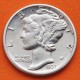 ESTADOS UNIDOS 10 CENTAVOS DIME 1937 P MERCURY KM.140 MONEDA DE PLATA MBC++ USA silver coin R/3