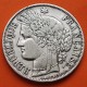 . @ESCASA@ FRANCIA 5 FRANCOS 1850 A Ceca de PARIS CERES KM.761.1 @LIMPIADA@ MONEDA DE PLATA MBC- France 5 Francs silver coin