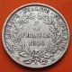 . @ESCASA@ FRANCIA 5 FRANCOS 1850 A Ceca de PARIS CERES KM.761.1 @LIMPIADA@ MONEDA DE PLATA MBC- France 5 Francs silver coin