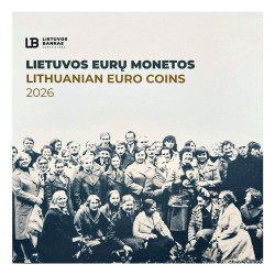 . 1 aaaaacoin LITUANIA CARTERA OFICIAL EUROS 2026 SC 1+2+5+10+20+50 Centimos 1 EURO 2 EUROS 2026 EUROSET KMS Lithuania 6000 uds