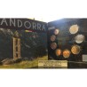 ANDORRA CARTERA OFICIAL EUROS 2016 BU SET 1+2+5+10+20+50 CENTIMOS 1 EURO + 2 EUROS 2016 SC 8 MONEDAS EUROSET @@RARAS@@