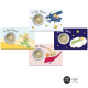 . @17/FEBRERO Envío - 4 COINCARDS@ FRANCIA 2 EUROS 2026 EL PRINCIPITO 1ª MONEDA CONMEMORATIVA SC France LE PETIT PRINCE
