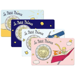 . @17/FEBRERO Envío@ FRANCIA 2 EUROS 2026 EL PRINCIPITO Coincard al azar 1ª MONEDA CONMEMORATIVA SC France LE PETIT PRINCE